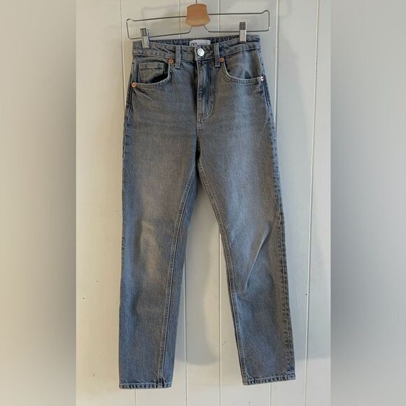 ZARA High Rise Straight Jeans - Picture 8 of 11